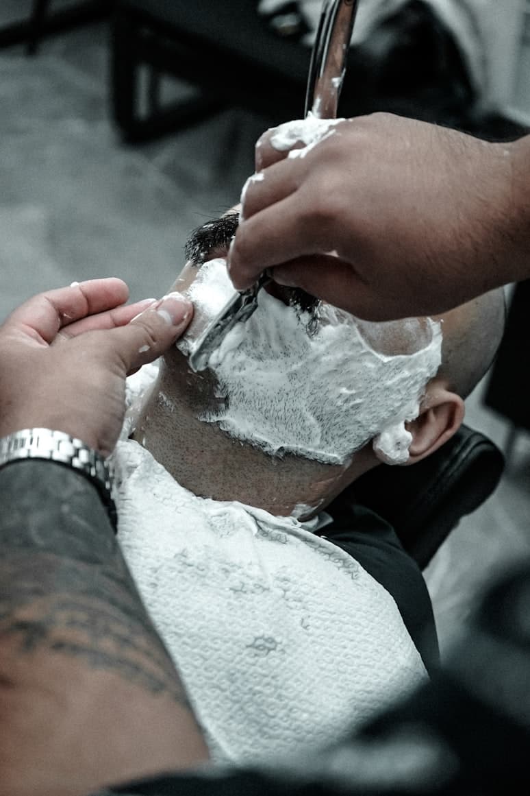 Men's Haircut & Razor Shave (Partial Clean Up)
